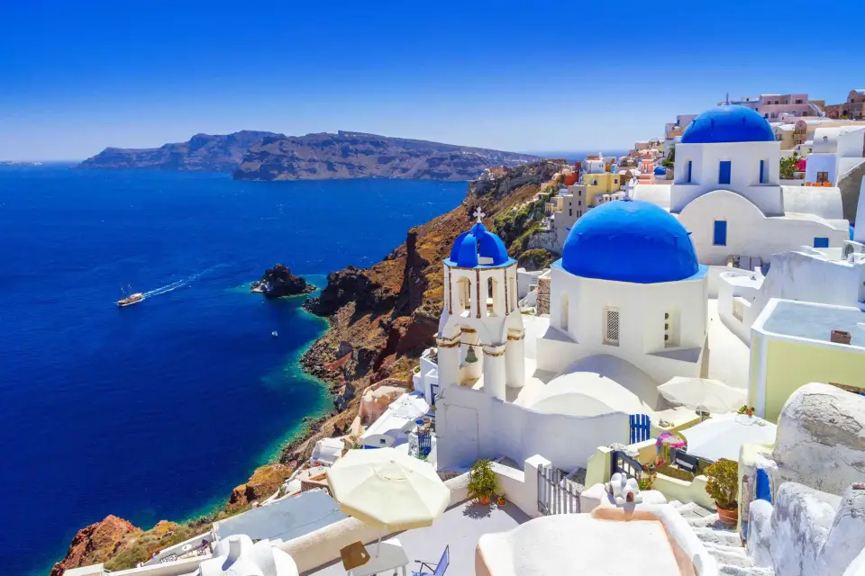 Desde Rethymno Excursión de un día a Santorini en barco