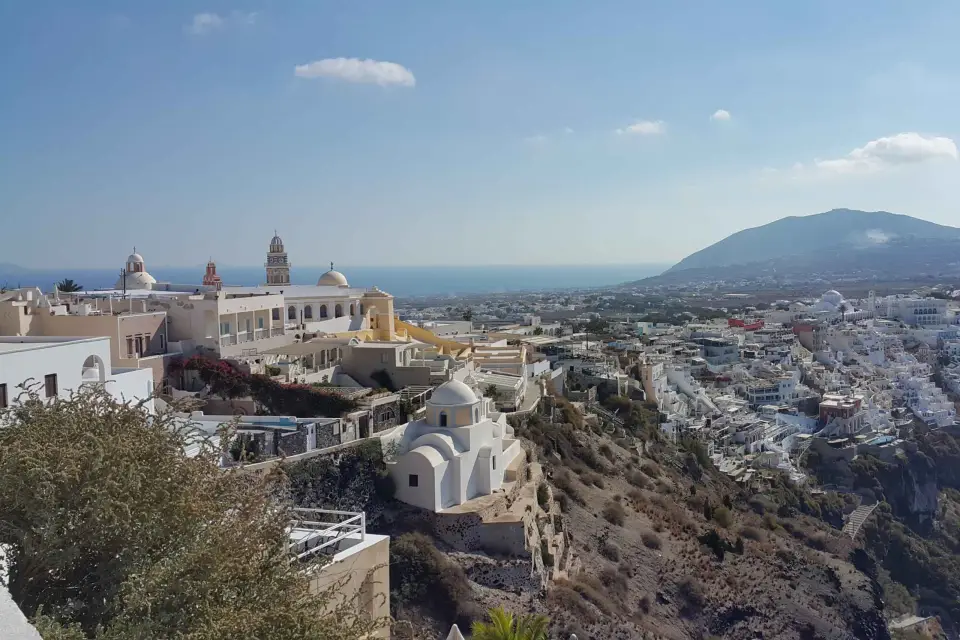 Santorini: Senderismo por la Caldera de Fira a Oia