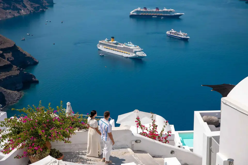 Sesión de fotos en Imerovigli Santorini