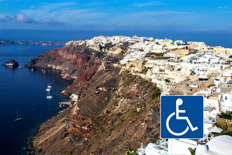 Tour privado de Santorini accesible