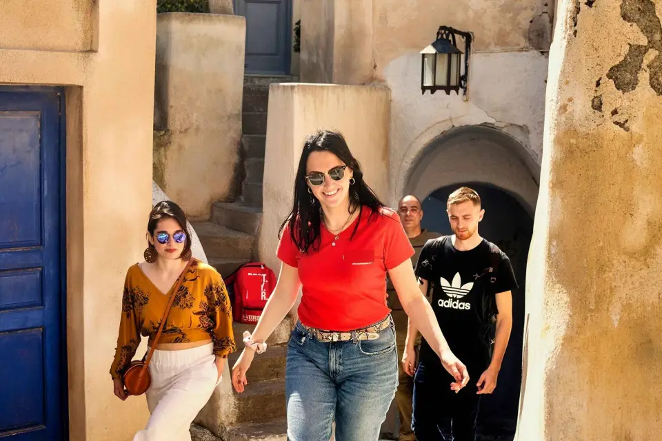 Santorini: Tour privado fuera de lo común con degustaciones