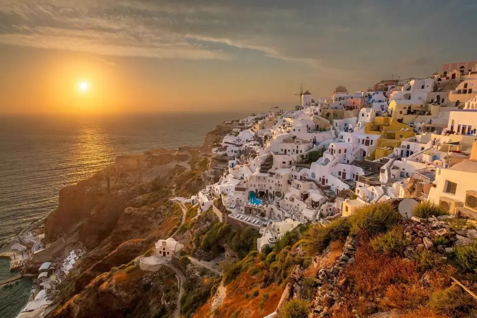 Santorini: Traslado de ida y vuelta a Oia