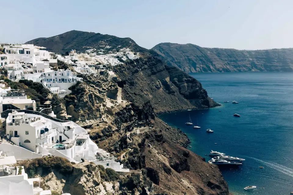 Santorini: para visitantes de cruceros - Recorrido para vencer a las multitudes