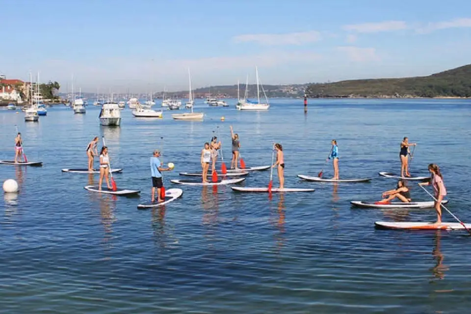 Manly Lección pública en grupo de Stand Up Paddle Board