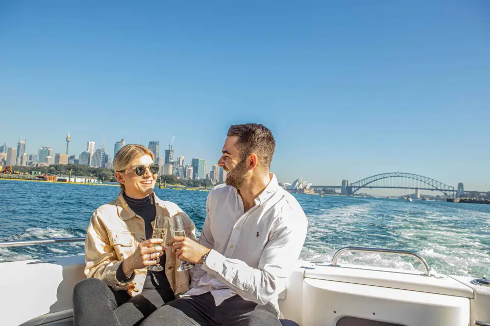 Puerto de Sidney: Crucero de lujo con varias paradas y almuerzo progresivo