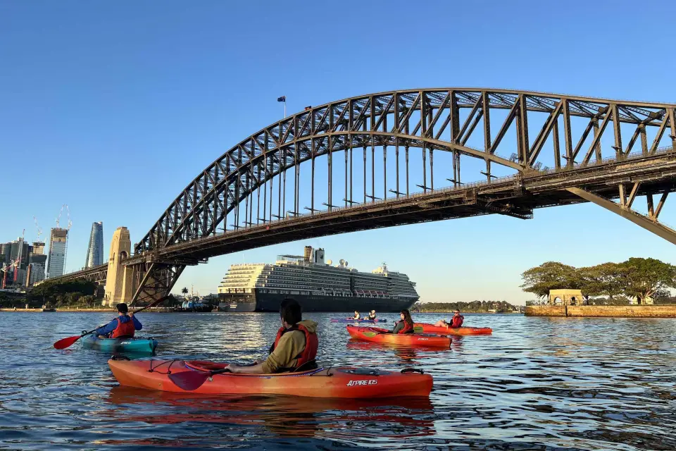 Sidney: Visita guiada en kayak por la Ópera y el Puerto