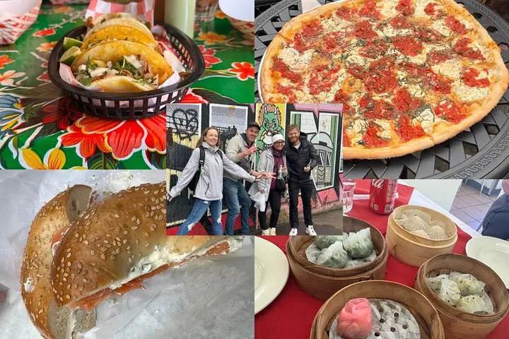 Bagels, Dumplings, Pizza y Tacos: Un gateador de comida de Nueva York