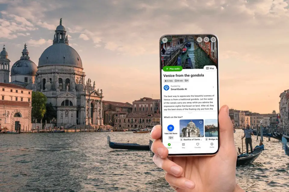 Venecia desde el barco Un audioguía autoguiado en inglés