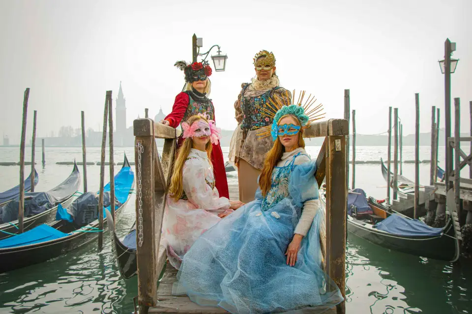 Carnaval de Venecia: sesión de fotos privada