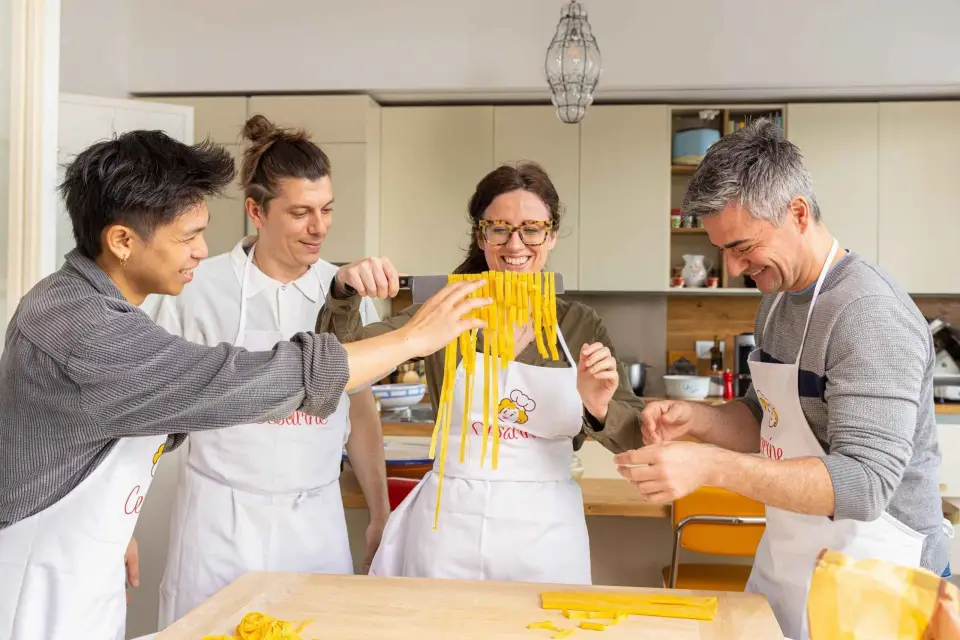Venecia: Clase de elaboración de pasta en casa de un lugareño