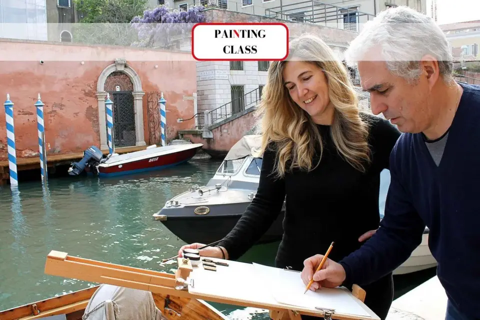Venecia: Clase de pintura a la acuarela con un artista famoso