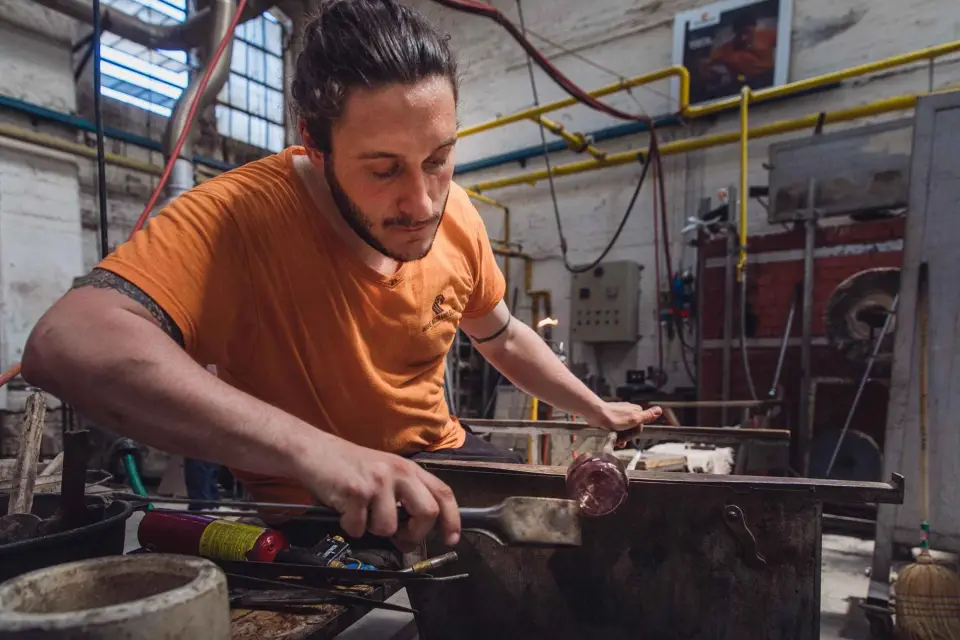 Murano: Taller de soplado de vidrio para principiantes