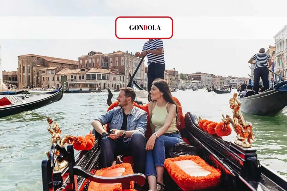 Venecia: Paseo en góndola por el Gran Canal con comentarios de la App