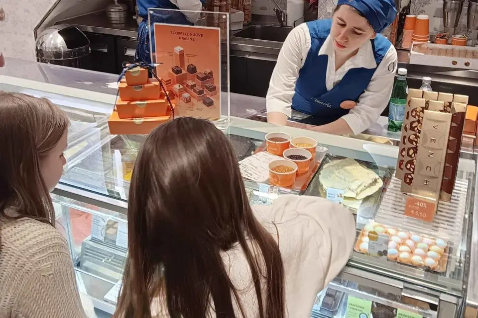 Venchi Rialto: Degustación de chocolate en Venecia